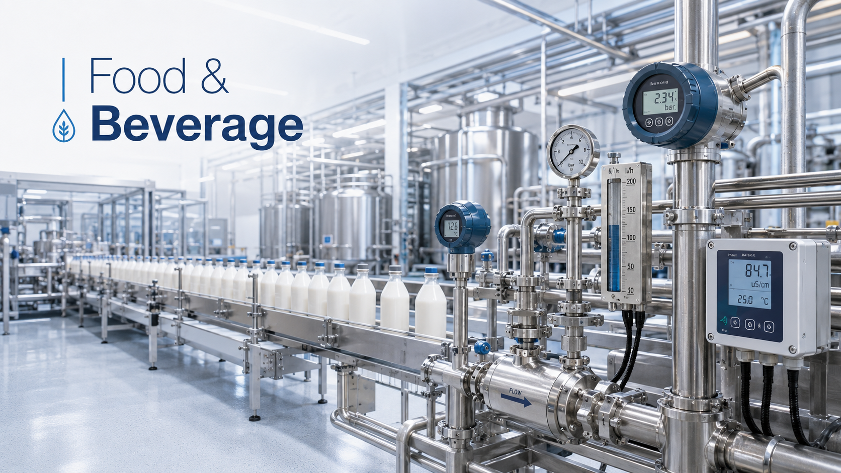 Food and beverage process instrumentation