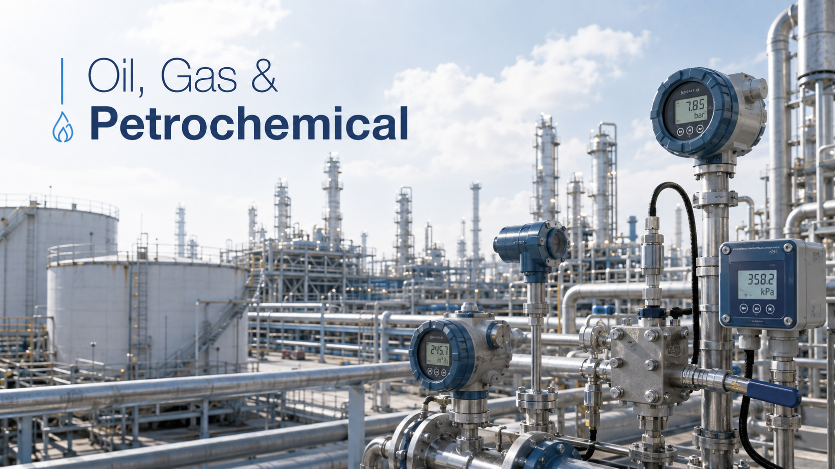 Oil gas and petrochemical instrumentation