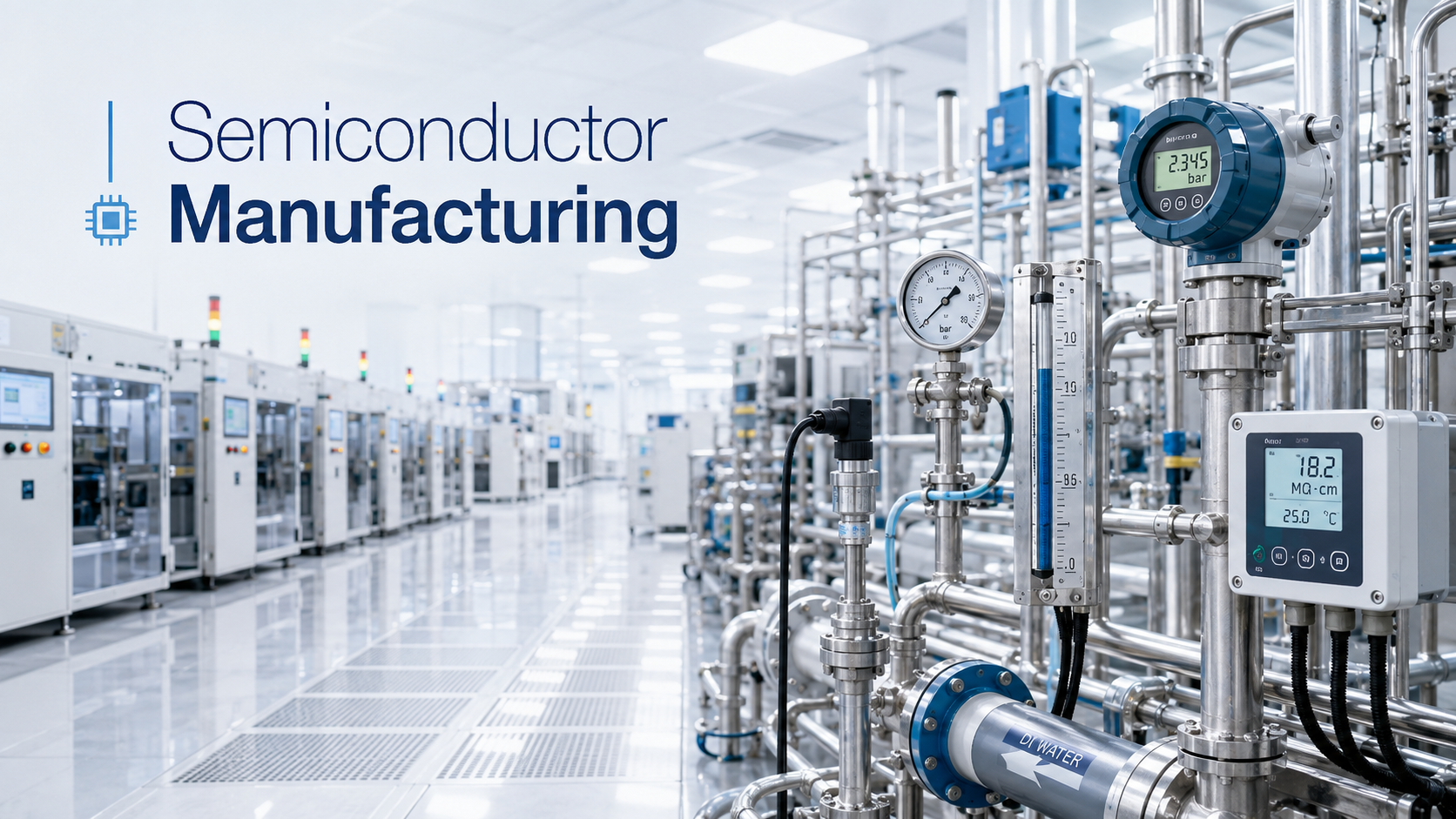 Semiconductor manufacturing process instrumentation