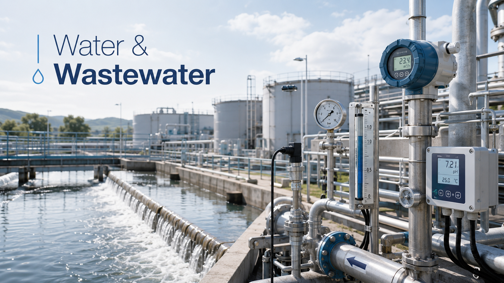 Water and wastewater process instrumentation